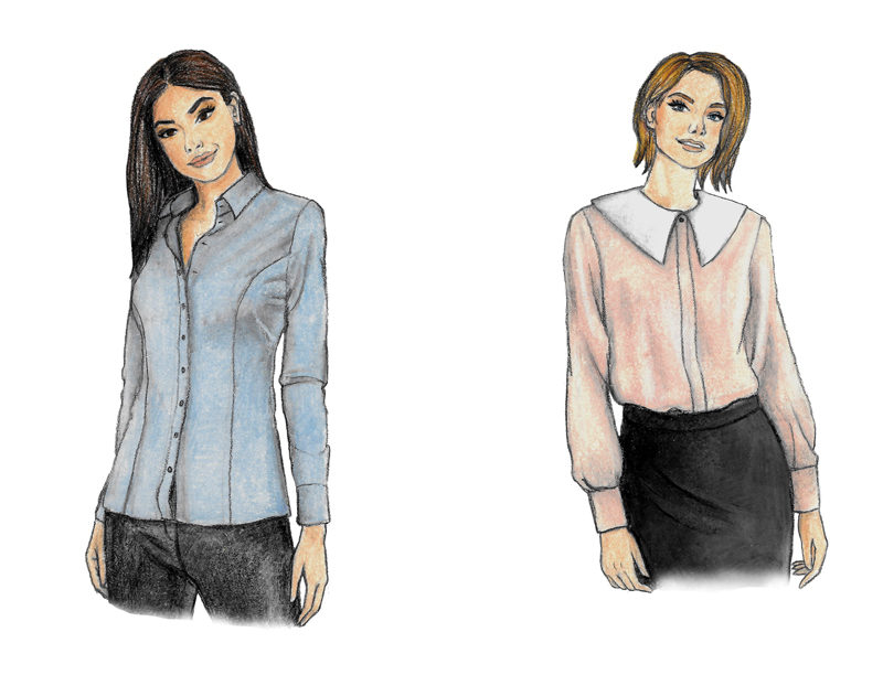 disegni di camicie alla moda