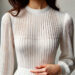 camicia con nervature
