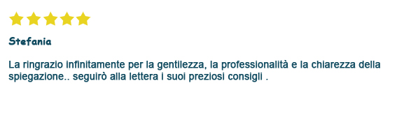feedback Stefania