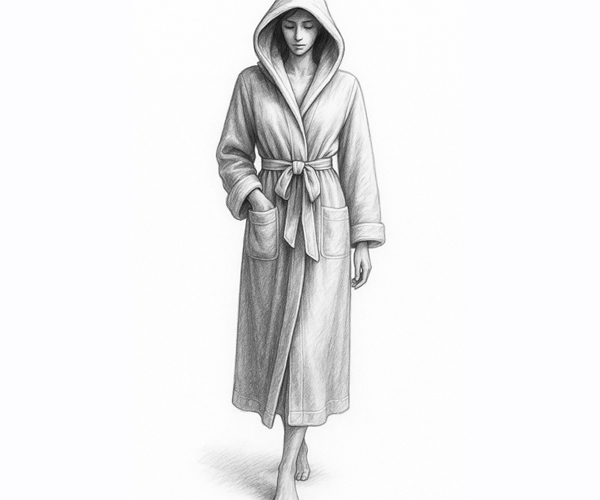 disegno accappatoio