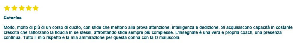 Feedback Caterina