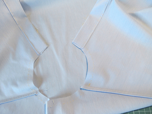 margine spalla con cucitura inglese