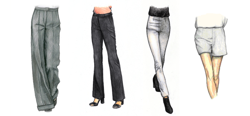 pantaloni classici