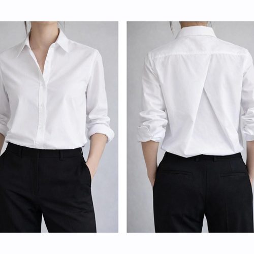 modello di camicia mascolinizzata